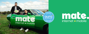 Up to $7.20 Monthly Cashback on Mate Communicate Internet & Mobile Plans (New Plans Only) @ Aura Buy Invest Donate