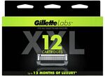 Gillette Labs Blade Refill Cartridge 12pk $44.99 + $7.95 Delivery ($0 C&C/ $70 Order) @ Shaver Shop