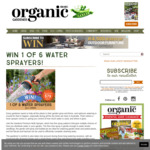 Win 1 of 6 Gardena Premium Multi Sprayers Worth $79 from Organic Gardener