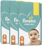 198pc Pampers Baby Dry Overnight 12hr Nappies Unisex Diapers Size 3 $44.10 Delivered @ BIG W (Online)