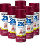 Rust-Oleum "2x" UltraCover Matt Red Current Spray Paint Can $4.95 + $9.95 Delivery / 6 Cans $29 Delivered @ South East Clearance