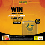 Win a 2 Adult Trip to France for The 2024 Paris Olympic Games Valued at A$16,670 or Instant Win Prizes of 300 x $100 from FNT