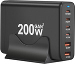 Zylax 6-Port 200W USB C GaN Fast Charger $39 + $9 Delivery @ Zylax Computer