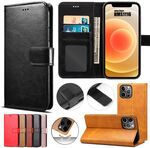 Leather Wallet Flip Folio Case Cover for iPhone 15/14/13/12/11 Pro Max - $6.99 Delivered (Was $10.75) @ HMS1116 eBay