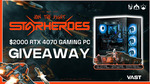 Win a RTX 4070 Gaming PC Valued at $2000 from StarHeros