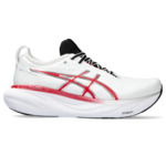 ASICS Gel Nimbus 25 Anniversary Edition White/Classic Red $99.95 + Delivery @ Foot Locker