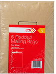 Officeworks Padded Mailing Bags Pack of 5 $1.00