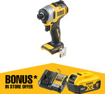 DeWALT DCF809N XR Brushless Atomic Impact Driver + Bonus 5Ah Battery & Charger $168.99 (In-Store Only) @ Bunnings