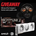 Win 1 of 5 PURE AMD Radeon RX 7700 XT 12GB Frostpunk 2 Edition Graphics Cards from Linus Tech Tips