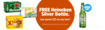 [Hack] Spend $25 on Any Beer and Get 36 Heineken Silver Bottles for Free ($180 Worth) @ BWS Online Only