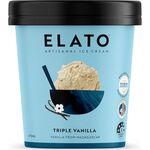 Elato Ice Cream Triple Vanilla 475ml $6.25 (Was $13) @ Woolworths