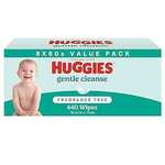 [Prime] Huggies Baby Wipes Fragrance Free 640 Pack (8x 80 Pack) $18.20 ($16.38 S&S) + Delivery ($0 Prime/ $59 Spend) @ Amazon AU