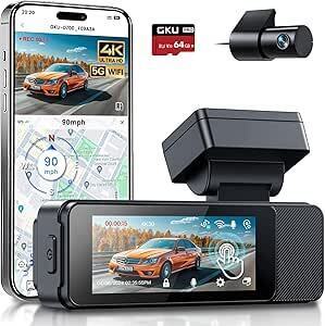 [Prime] GKU D700 4K+1080p Dash Cam Front and Rear $119.99 (Was $179.99) @ GKU Tech Amazon AU