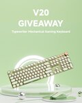 Win an EWEADN V20 Typewriter Keyboard from EWEADN