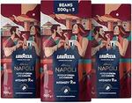 [Prime] Lavazza Alluring Napoli Coffee Beans 500g 3-Pack $43.50 ($39.15 Sub & Save) Delivered @ Amazon AU