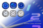 Wall Clock Random Colour and Shape $6.98 Delivered No Pickup Limited Stock 