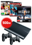 500GB PS3 + Extra Controller + 3 Games - $359
