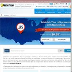 USD $0.98 for a .US Domain Registration - Sale at NameCheap