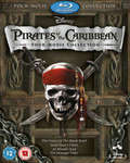 Pirates of The Caribbean Box Set (1-4 Plus Bonus Disc) Blu-Ray - 15.98 Pounds or AUD $28