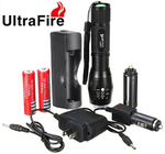 Ultrafire CREE XM-L T6 1600LM 5 Mode Zoomable LED Flashlight + USD $12.59 Free Shipping