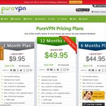 PureVPN up to 65% off - 12 Month Subscription US $49.95 (Normally US $143.40)
