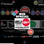 Domino's Value Range Pizza $5.95 Pickup