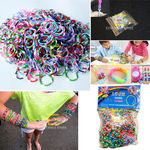 2400pcs Rainbow Colourful Rubber Loom DIY Bracelet Bands + Making Kit Sets $9.40 FREE POSTAGE @ Ezy Choice eBay
