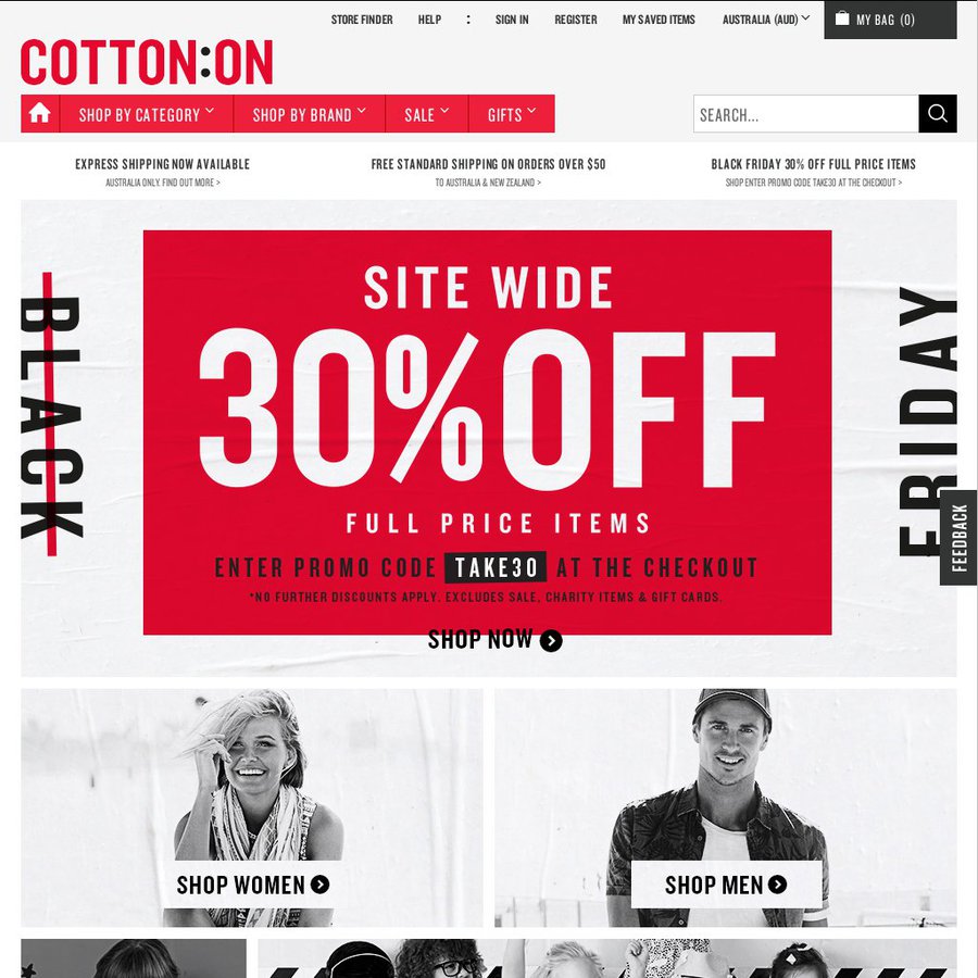 Cotton On Black Friday 30 Off Full Priced Items OzBargain