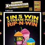 Slurpee's Rip N Win, 1 in 5 Wins from Purchase of Large Slurpees, Win Donuts, Slurpees and More from 7-Eleven