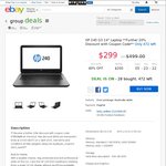 HP 240 G3 Laptop - Futu Online Via eBay Group Deals - $239.2 Delivered