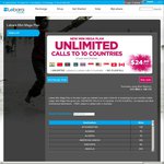 Unlimited Calls to 10 Countries New Mini Mega $24.90 from Lebara Mobile