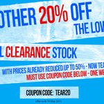 Further 20% off Already Reduced Clearance Items at DUGG.com.au
