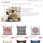 Decorative Printed Throw Pillow Case + inside Pillow for $22.90 (until 23rd June) @ Cosy Lane