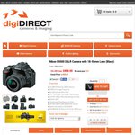 Nikon D5500 with 18-55 VR-Il Lens $808 @ digiDIRECT, Pricematch + Cashback at JB for $668