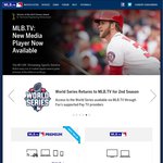 Major League Baseball Streaming - MLB.TV Premium - $35 AUD 