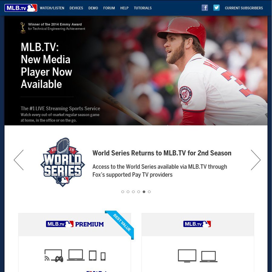Major League Baseball Streaming MLB.TV Premium 35 AUD OzBargain
