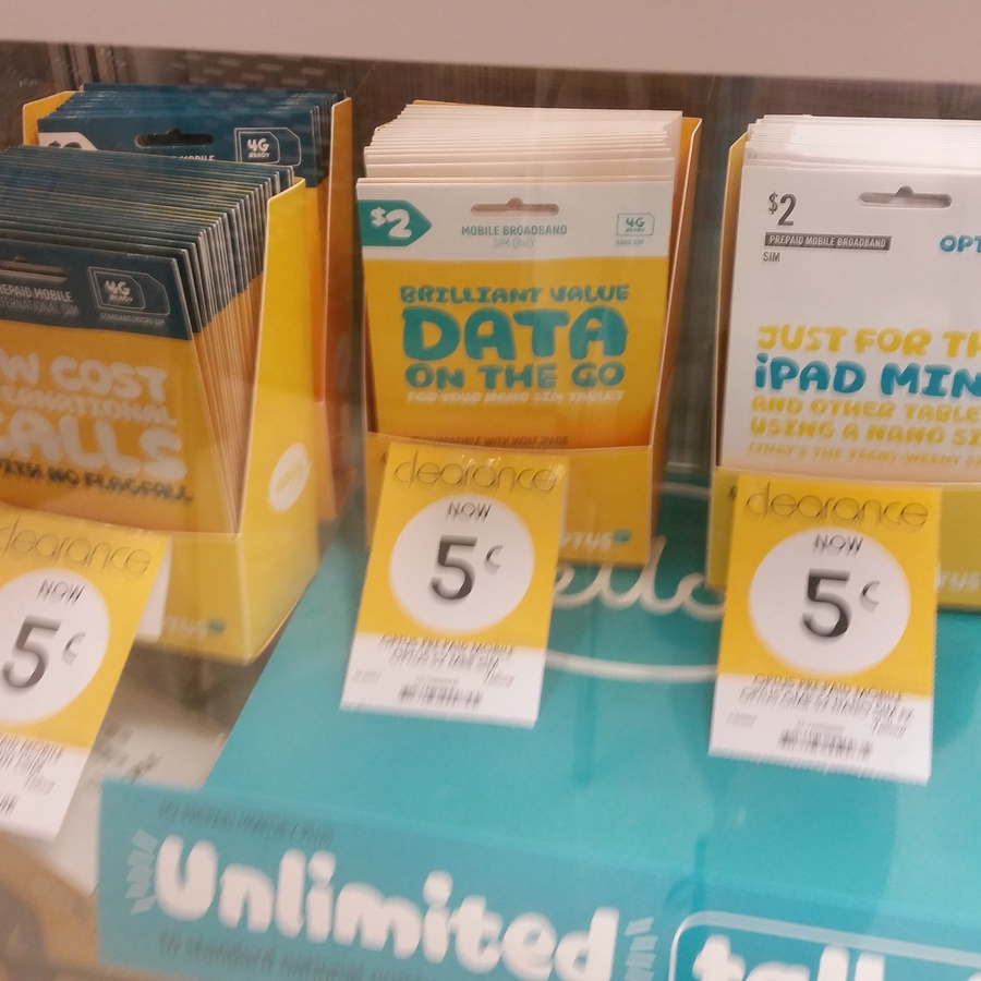 Optus Sim Cards 2 For Sale At 5c Kmart Dandenong VIC OzBargain optus-sim-cards-2-for-sale-at-5c-kmart-dandenong-vic-ozbargain