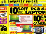 JB HI-FI 10% off Ticketed Price of Notebooks, PCs, Monitors, Cameras (Excludes MAC) 
