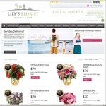 Flowers 20% off Sale at Lily's Florist Ulladulla, NSW (Online Only)