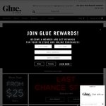 Up to 50% off 1,500 Styles + Free Delivery on Orders over $75 @ Glue Store