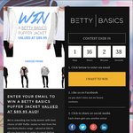 Win a Puffer Jacket ($89.95 Value) from Betty Basics