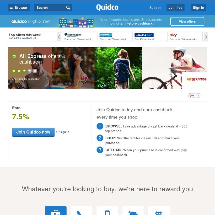 Get 8 for quidco sign up money back for your shopping ebay
