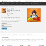 Free Anime: Dragon Ball Z (1996) Season 1 + FREE Anime TV Episodes @ Microsoft
