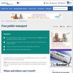 Victoria Seniors Week - Free Public Transport for Victorian Seniors Card Holders until The 9th of October