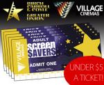 [SOLD OUT] COTD 2 x Village/BCC/Greater Union Movie Passes $9.95 + $1.95 Ship Avail @ 7pm