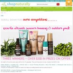 Win 1 of 3 Eco Tan Summer Tanning & Outdoor Packs from Shop Naturally