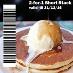 Pancake Parlour 2 for 1 Shortstack