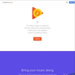 Free 4 Month Google Play Music Subscription, Includes YouTube Red