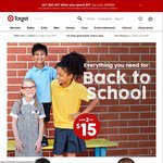 Target - $10 off $60 or $20 off $99 Spend on Women's, Men's, and Kid's Clothing, and Stationery