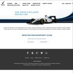 Win a Money Can't Buy Experience to Drive a Williams Racing Car in Dubai Worth over $15,000 from Rexona [Purchase Rexona]